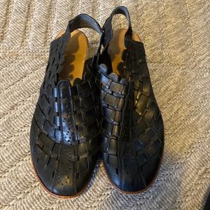 Black Leather Rieker shoes
